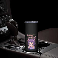 Just One More Game Skinny Tumbler Cute Girl Playing Game Humor Gift