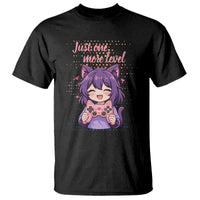 Just One More Game T Shirt Cute Girl Playing Game Humor Gift - Wonder Print Shop