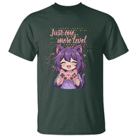 Just One More Game T Shirt Cute Girl Playing Game Humor Gift - Wonder Print Shop