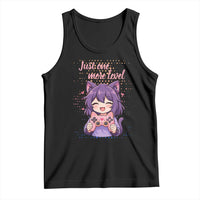 Just One More Game Tank Top Cute Girl Playing Game Humor Gift - Wonder Print Shop