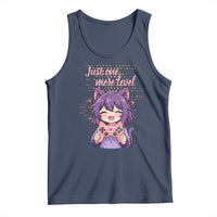 Just One More Game Tank Top Cute Girl Playing Game Humor Gift - Wonder Print Shop