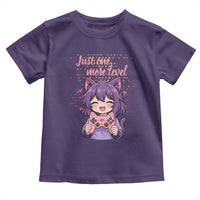 Just One More Game Toddler T Shirt Cute Girl Playing Game Humor Gift - Wonder Print Shop