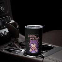 Just One More Game Tumbler Cup Cute Girl Playing Game Humor Gift