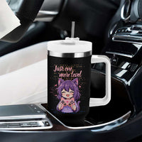 Just One More Game Tumbler With Handle Cute Girl Playing Game Humor Gift