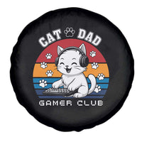 Funny Cat Dad Gamer Club Spare Tire Cover Gamer Cat Lover Gift - Wonder Print Shop