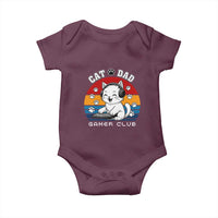 Funny Cat Dad Gamer Club Baby Onesie Gamer Cat Lover Gift - Wonder Print Shop