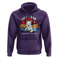 Funny Cat Dad Gamer Club Hoodie Gamer Cat Lover Gift - Wonder Print Shop