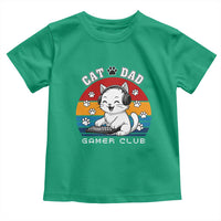 Funny Cat Dad Gamer Club Toddler T Shirt Gamer Cat Lover Gift - Wonder Print Shop