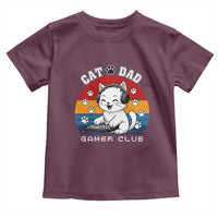 Funny Cat Dad Gamer Club Toddler T Shirt Gamer Cat Lover Gift - Wonder Print Shop