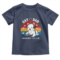 Funny Cat Dad Gamer Club Toddler T Shirt Gamer Cat Lover Gift - Wonder Print Shop