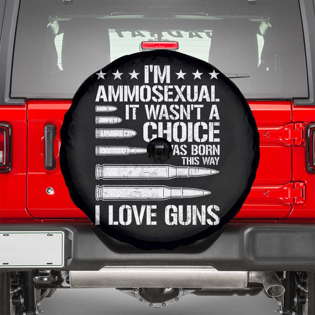 Funny Im Ammosexual Spare Tire Cover American Freedom Second Amendment