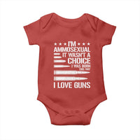 Funny Im Ammosexual Baby Onesie American Freedom Second Amendment