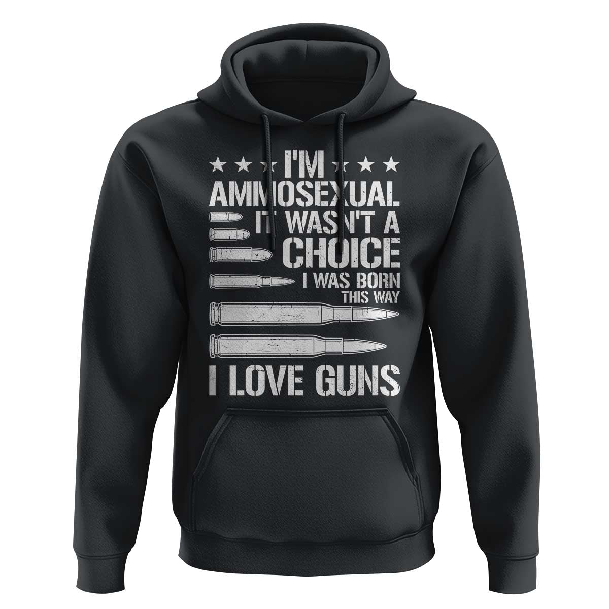Funny Im Ammosexual Hoodie American Freedom Second Amendment