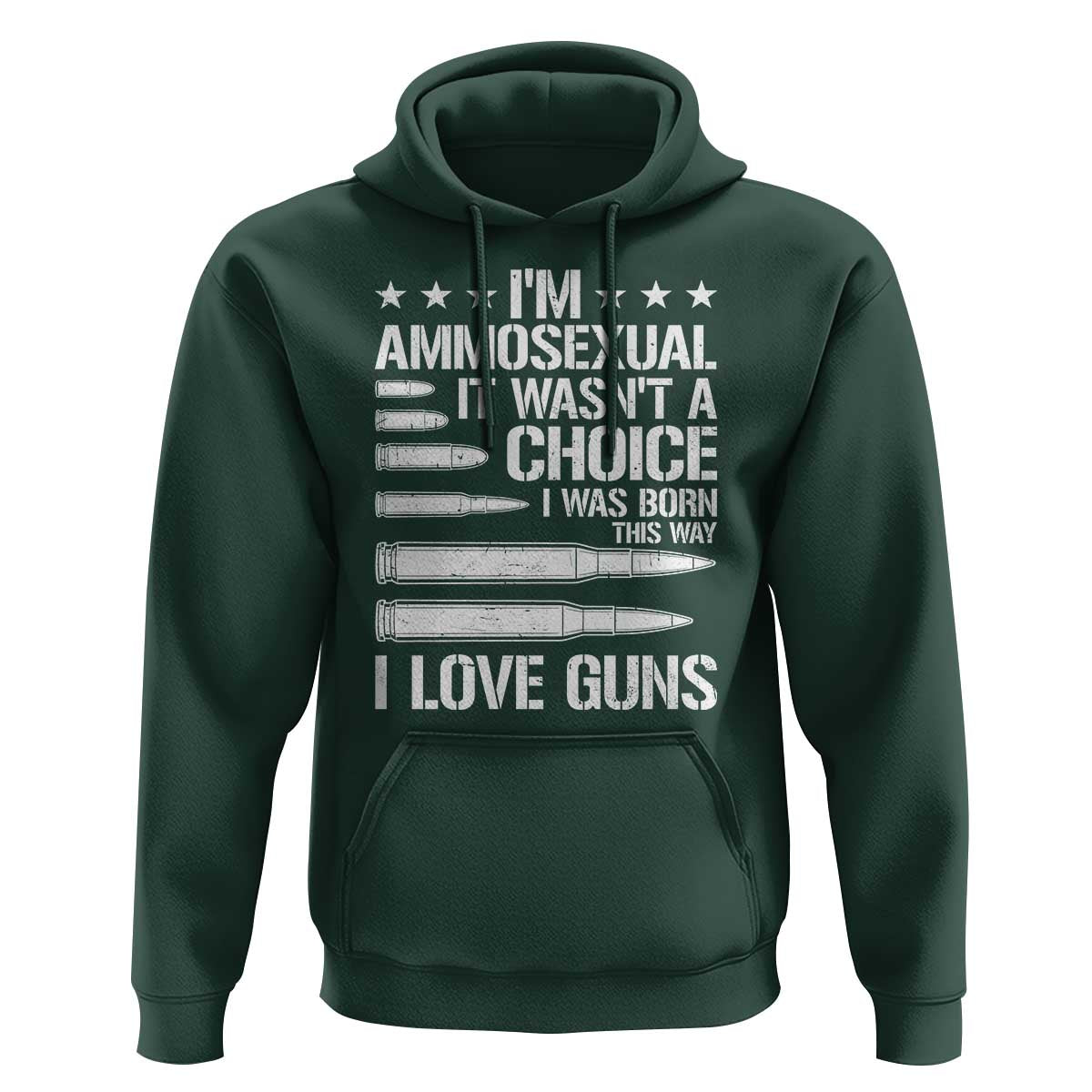 Funny Im Ammosexual Hoodie American Freedom Second Amendment