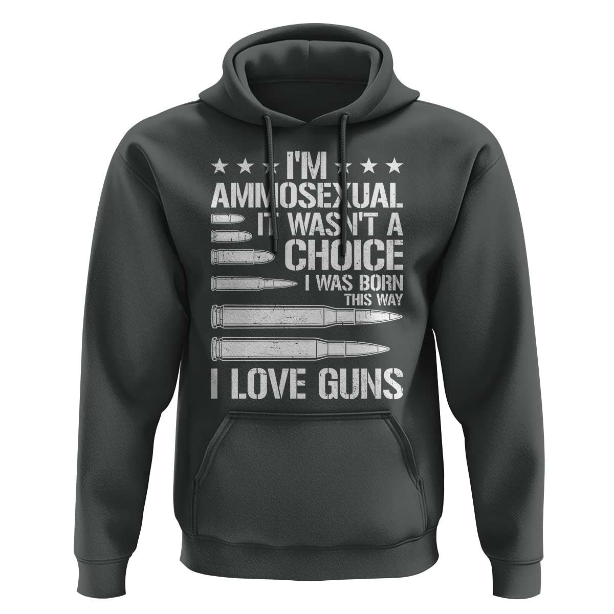 Funny Im Ammosexual Hoodie American Freedom Second Amendment