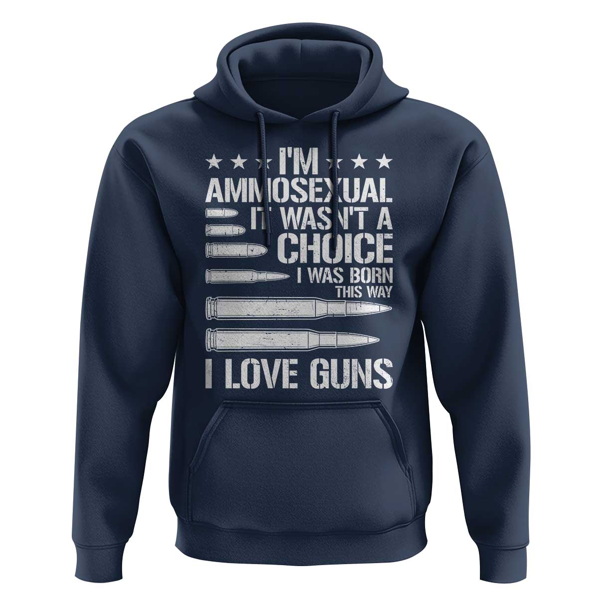 Funny Im Ammosexual Hoodie American Freedom Second Amendment