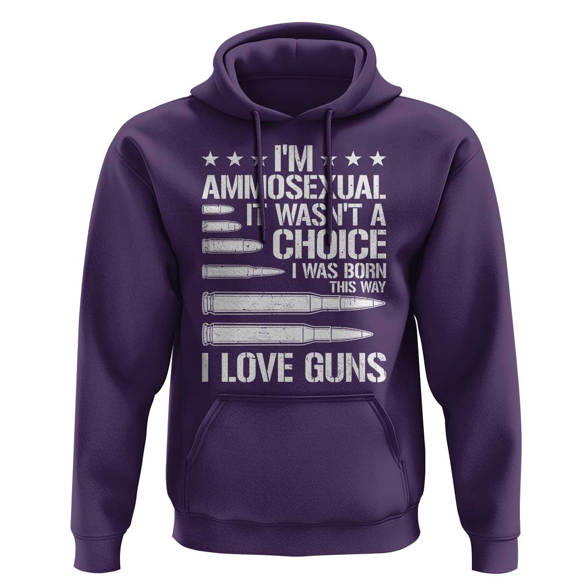 Funny Im Ammosexual Hoodie American Freedom Second Amendment
