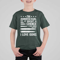 Funny Im Ammosexual T Shirt For Kid American Freedom Second Amendment