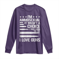 Funny Im Ammosexual Long Sleeve Shirt American Freedom Second Amendment