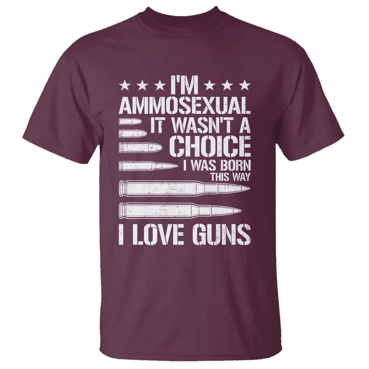 Funny Im Ammosexual T Shirt American Freedom Second Amendment
