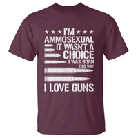 Funny Im Ammosexual T Shirt American Freedom Second Amendment