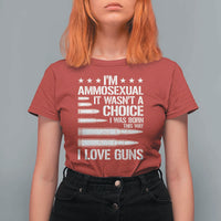 Funny Im Ammosexual T Shirt For Women American Freedom Second Amendment