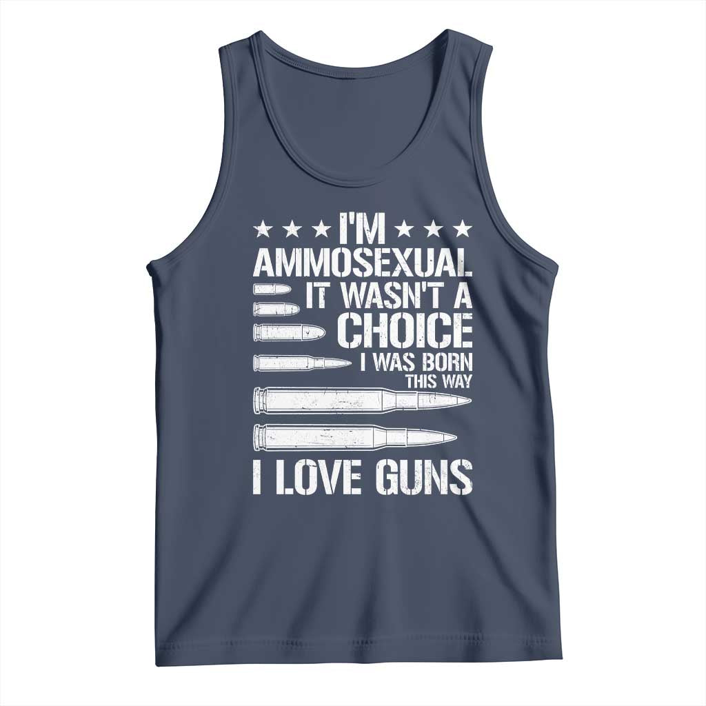 Funny Im Ammosexual Tank Top American Freedom Second Amendment
