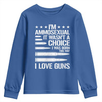 Funny Im Ammosexual Youth Sweatshirt American Freedom Second Amendment