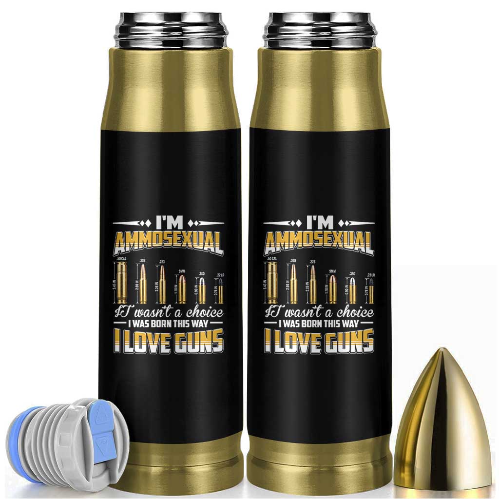 Funny Im Ammosexual Bullet Tumbler Second Amendment Patriotic Freedom Graphic