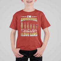 Funny Im Ammosexual T Shirt For Kid Second Amendment Patriotic Freedom Graphic