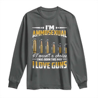 Funny Im Ammosexual Long Sleeve Shirt Second Amendment Patriotic Freedom Graphic
