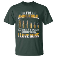 Funny Im Ammosexual T Shirt Second Amendment Patriotic Freedom Graphic