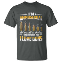 Funny Im Ammosexual T Shirt Second Amendment Patriotic Freedom Graphic