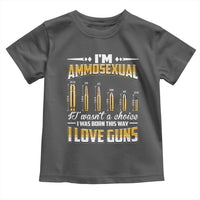 Funny Im Ammosexual Toddler T Shirt Second Amendment Patriotic Freedom Graphic