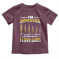 Funny Im Ammosexual Toddler T Shirt Second Amendment Patriotic Freedom Graphic