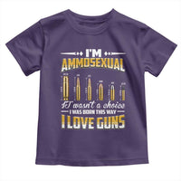 Funny Im Ammosexual Toddler T Shirt Second Amendment Patriotic Freedom Graphic