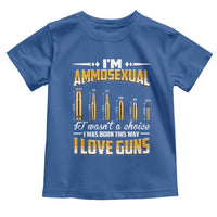 Funny Im Ammosexual Toddler T Shirt Second Amendment Patriotic Freedom Graphic