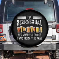 Funny Im Beersexual Spare Tire Cover Born This Way Beer Lover Graphic