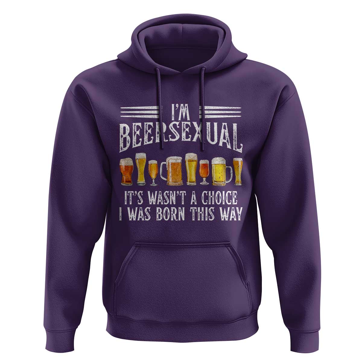 Funny Im Beersexual Hoodie Born This Way Beer Lover Graphic