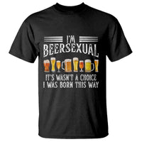 Funny Im Beersexual T Shirt Born This Way Beer Lover Graphic