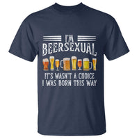 Funny Im Beersexual T Shirt Born This Way Beer Lover Graphic