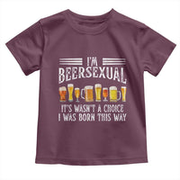 Funny Im Beersexual Toddler T Shirt Born This Way Beer Lover Graphic