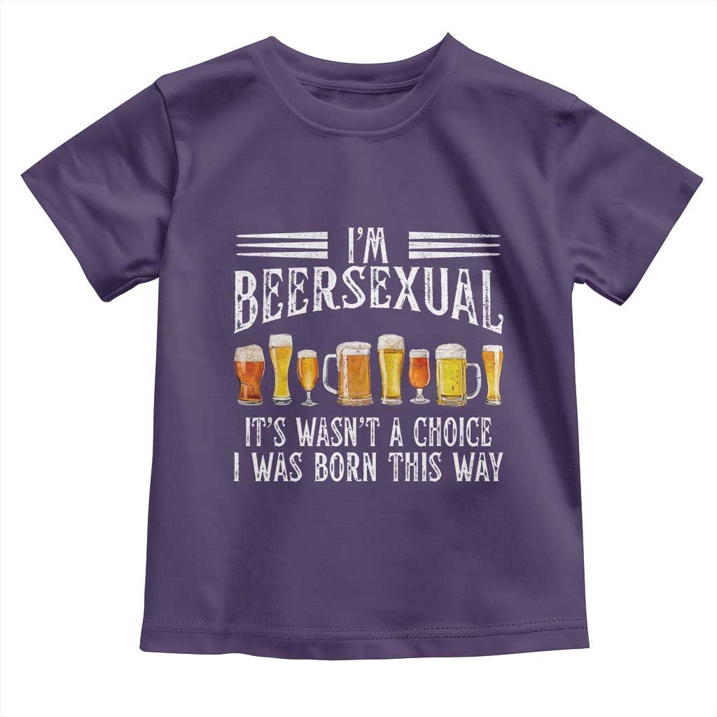 Funny Im Beersexual Toddler T Shirt Born This Way Beer Lover Graphic