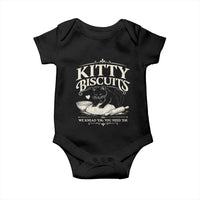 Kitty Biscuits We Knead Em You Need Em Baby Onesie Funny Black Cat Making Biscuits Baking