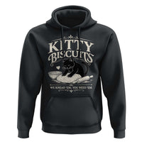 Kitty Biscuits We Knead Em You Need Em Hoodie Funny Black Cat Making Biscuits Baking