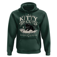 Kitty Biscuits We Knead Em You Need Em Hoodie Funny Black Cat Making Biscuits Baking