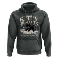 Kitty Biscuits We Knead Em You Need Em Hoodie Funny Black Cat Making Biscuits Baking