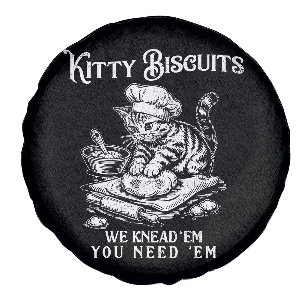 Funny Kitty Biscuits Bakery Spare Tire Cover We Knead Em You Need Em