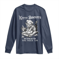 Funny Kitty Biscuits Bakery Long Sleeve Shirt We Knead Em You Need Em