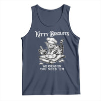 Funny Kitty Biscuits Bakery Tank Top We Knead Em You Need Em
